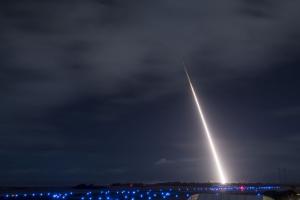 Oct. 26, 2018 - Aerojet Rocketdyne propulsion critical to the successful intercept test for SM-3 Block IIA Missile during the FTM-45 flight test, conducted by the U.S. Navy and Missile Defense Agency. View 3. Credit: MDA