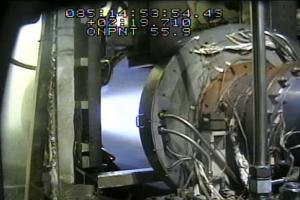 Aerojet Rocketdyne completes a successful series of hot-fire tests of an advanced air-breathing hypersonic engine under the USAF’s MSCC program. Some of the camera titling has been removed for a clearer image.