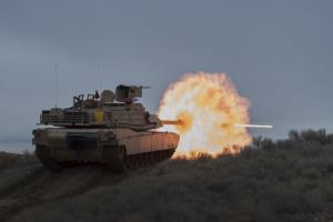 Abrams Tank Live Fire Exercise by Thomas Alvarez, Idaho Army National Guard