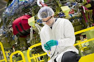 CST-100 Crew Module Thrusters Processing and Installation at Boeing’s facility at Kennedy Space Center