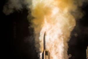 The MDA & sailors aboard USS John Paul Jones (DDG 53), an Aegis baseline 9.C1 equipped destroyer, successfully fired a salvo of two SM-6 Dual I missiles against a complex medium-range ballistic missile target, Dec. 14, 2016 Credit: MDA