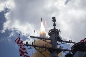 May 25, 2016-The MDA & U.S. Navy sailors aboard USS Hopper (DDG 70) successfully conducted two developmental flight tests of the Standard Missile-3 (SM-3) Block IB Threat Upgrade guided missile on May 25 & 26 off the west coast of Hawaii. Credit: MDA