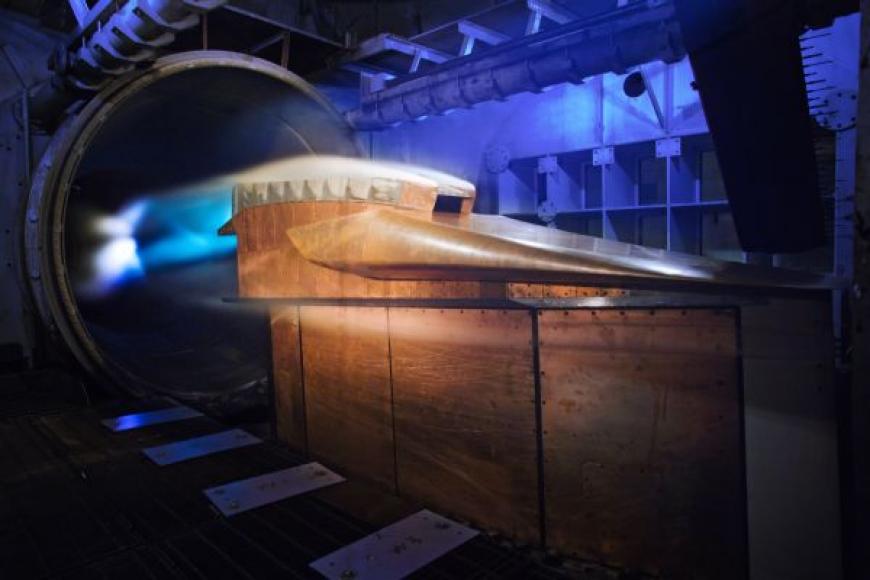 Hypersonic model test in the 8-Foot High Temperature Tunnel at NASA Langley. Jan. 7, 2016,  Credit: NASA